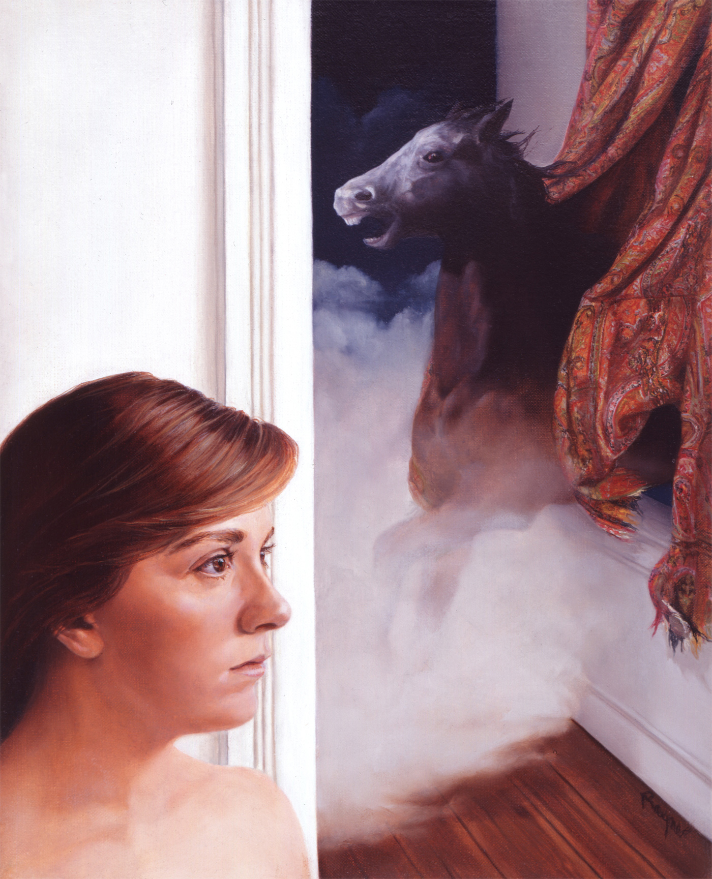 Perseverance oil painting by Janet Rayner
